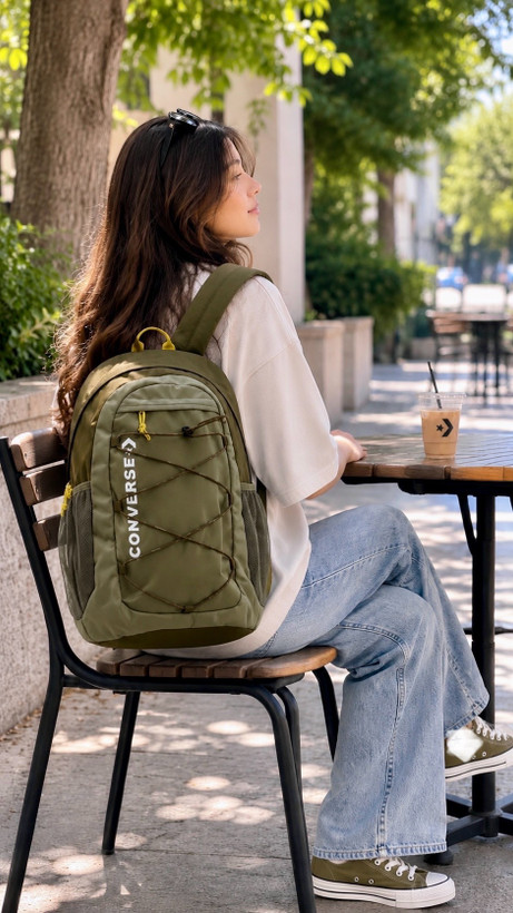 Converse backpack swap out green