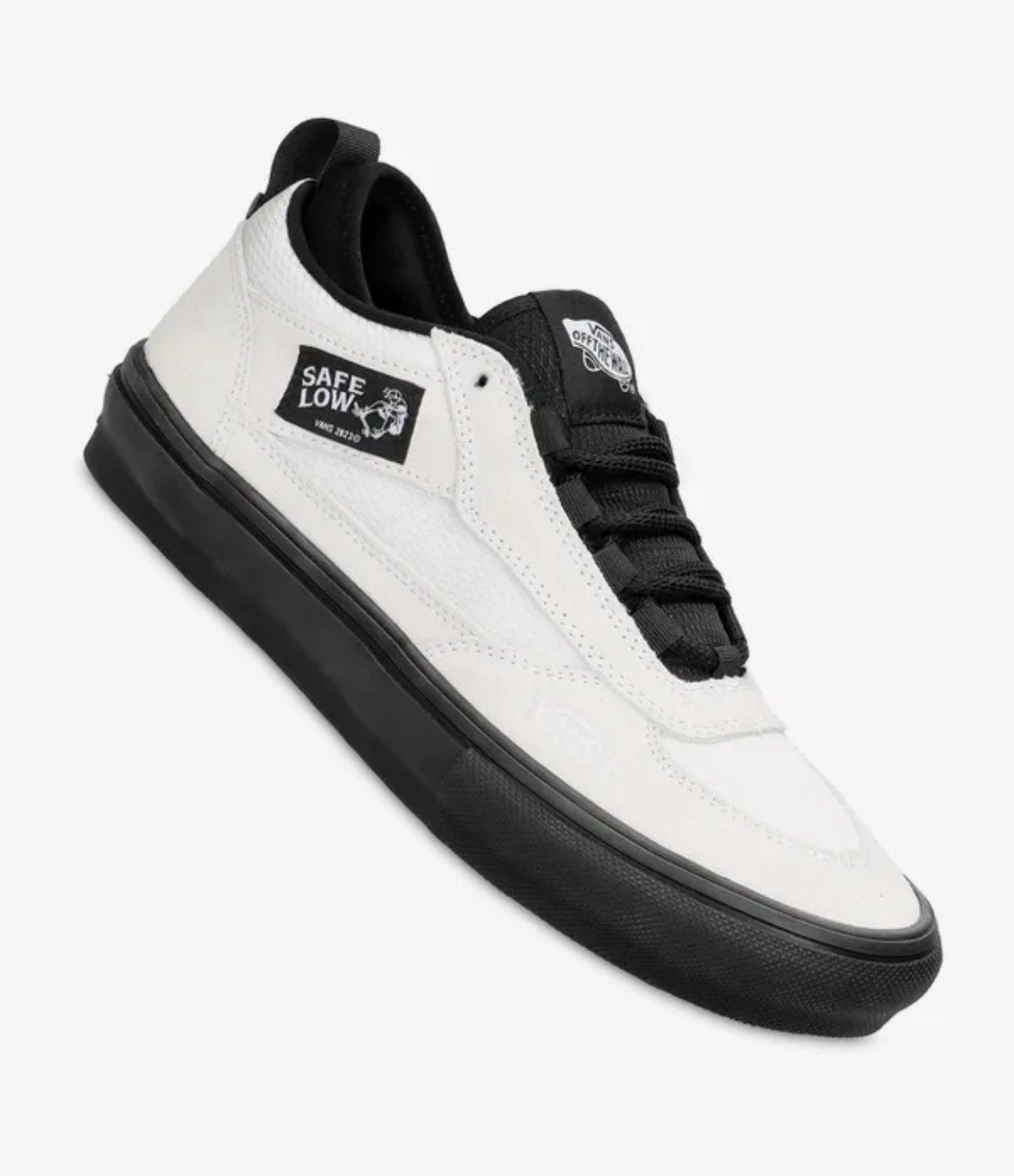 ونس سفید با لژ مشکی مردانه مدل skate safe