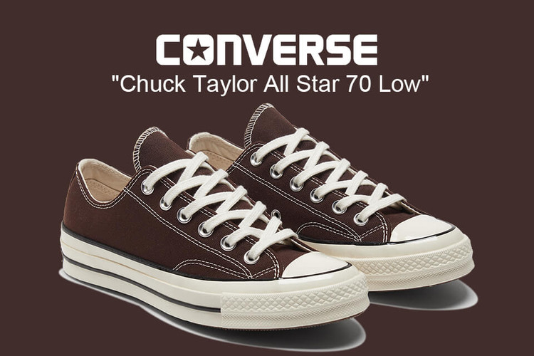 Converse seventy star low top brown