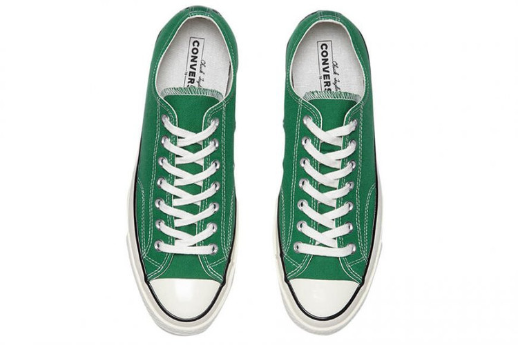 Converse seventy star low top light green