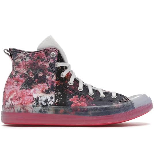 کتانی کانورس دخترانه ساقدار مدل converse x Javris رنگ گلبهی