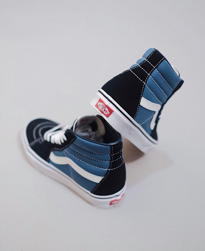 Vans sk8 high top navy