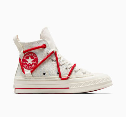 کتانی کانورس ساقدار مدل year of dragon رنگ سفید