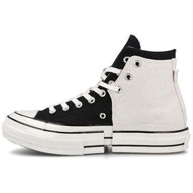 خرید کانورس دخترانه مدل converse x feng Chen wang رنگ سبز مشکی سفید