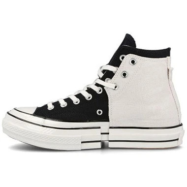 خرید کانورس دخترانه مدل converse x feng Chen wang رنگ سبز مشکی سفید